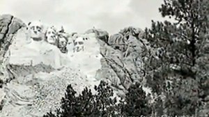 Construction of Mount Rushmore National Memorial