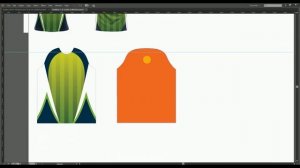 Applying Designs Over Raglan Sleeve Sublimation Printing Pattern In Adobe Illustrator.