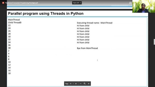 Parallel and Concurrent Programming Paradigm