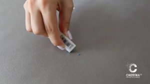 Как удалить пятно от гелевой ручки с искусственной кожи Chistetika