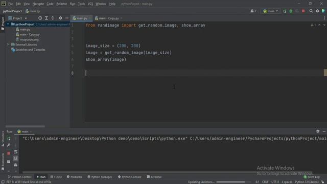 How to Generate Random Images in python with randimage #python
