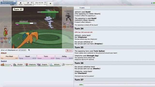 Smogon Grand Slam: RU Open Round 1 vs. The Amuse! Pokemon Sword and Shield LIVE смотреть онлайн