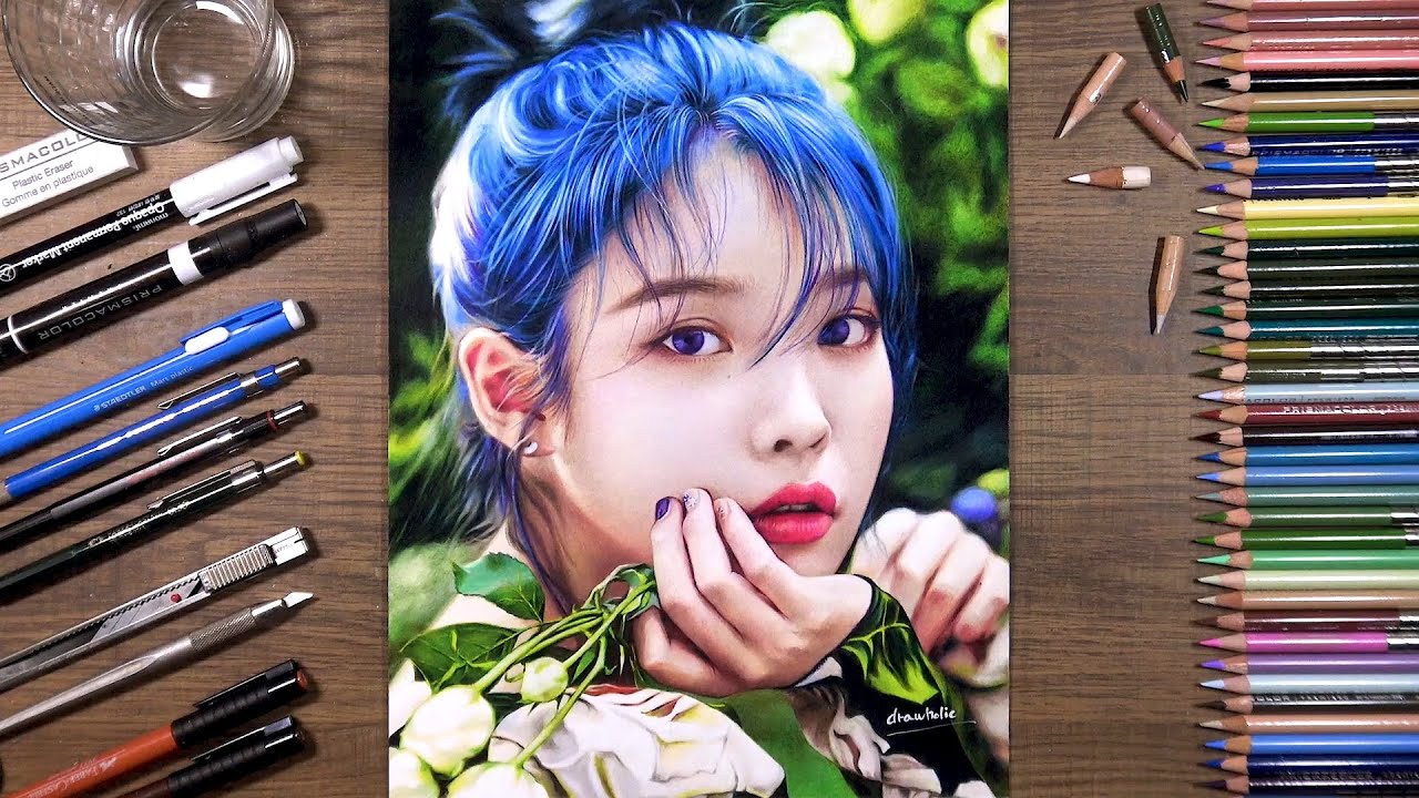 Drawing IU - Blueming   Drawholic