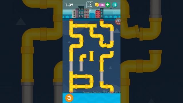 Умные головоломки - Трубы: уровни 31-40 и завершение сложности "Просто" смотреть онлайн