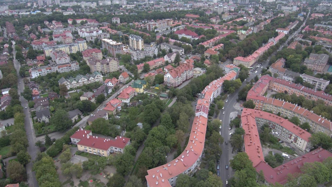 Церковь Воскресения, пруд Поплавок, Фестивальная аллея, БФУ им Канта ул Чернышевского Калининград смотреть онлайн