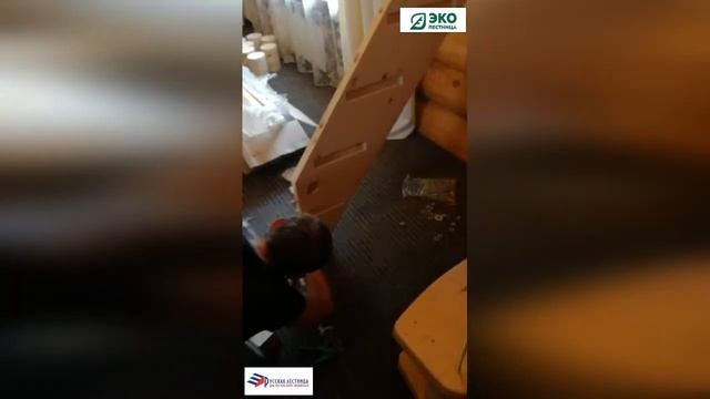 Русская лестница. Монтаж лестниц ЛС-91 М и ЛС-92. смотреть онлайн