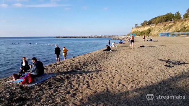 АНАПА - ПОГОДА 22 ОКТЯБРЯ 2020 - ОТДЫХ У МОРЯ В МЕЖСЕЗОНЬЕ. ВЫСОКИЙ БЕРЕГ. МАЛАЯ БУХТА. Люди рады! смотреть онлайн