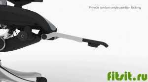 Ergohuman Plus Elite Legrest, adjustments (EHPE Operation Video). Fitsit for ergohuman.su