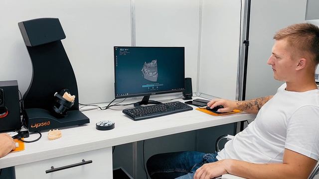 3D сканер на два компьютера смотреть онлайн