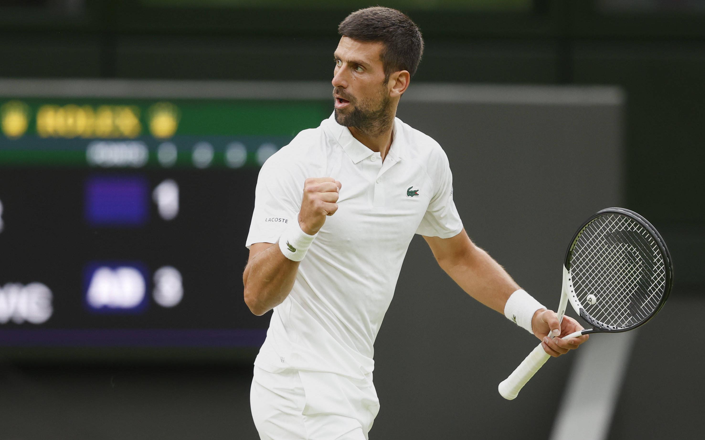 Novak Djokovic Jannik Sinner Wimbledon