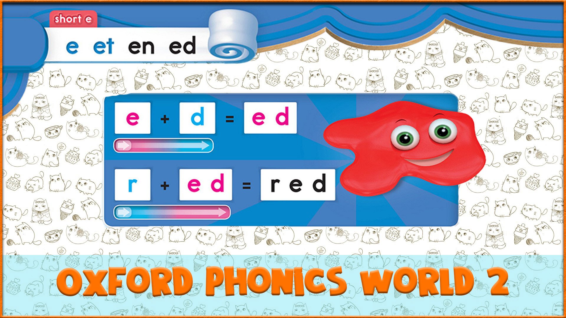 Short | ed | Oxford Phonics World 2 - Short Vowels. #14