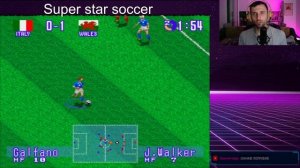 Ретро стрим играем в лучший футбол на SEGA Super star Soccer