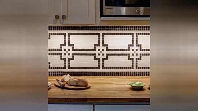 75 Linoleum Floor Kitchen With Mosaic Tile Backsplash Design Ideas You'll Love ? смотреть онлайн
