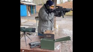 BOS Sound moderator on Saiga TR9 Paradox. TR9 Paradox с ДТК BOS.