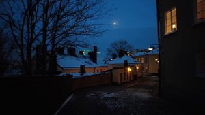 Heights of Södermalm, Stockholm - Winter Walk (4K)