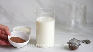 Whipped Strawberry Milk | Whipped Chocolate Milk Recipe