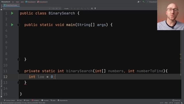 Binary Search in Java - Full Simple Coding Tutorial