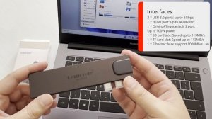 Review & Unboxing Lemorele MacBook Adapter, 7 in 2 USB C Hub with Thunderbolt 3, Ethernet, 4K HDMI