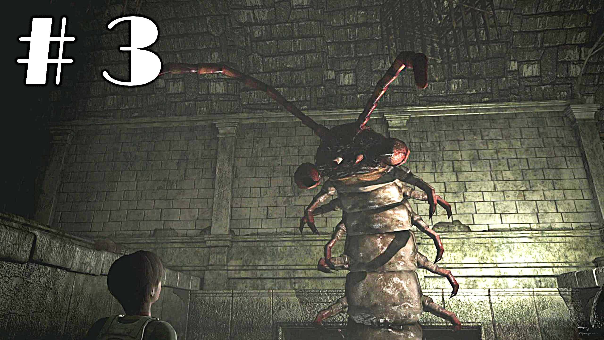 Resident Evil 0 HD REMASTER Прохождение с русской озвучкой часть 3 (гигантское насекомое)