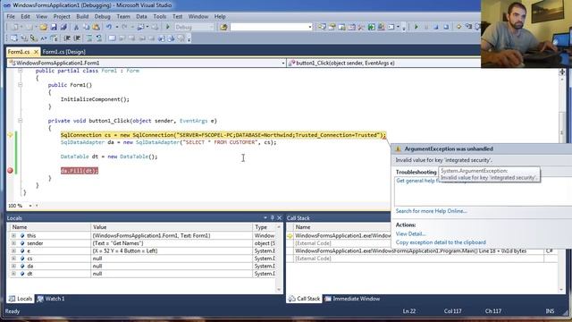 C# - How to populate a ComboBox with data from a DataTable смотреть онлайн