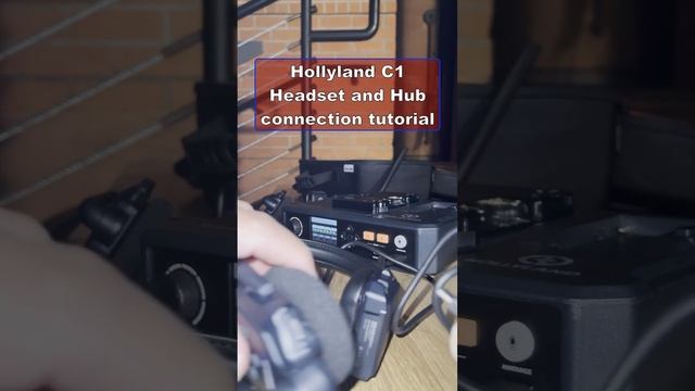 Hollyland C1 Hub & Headset connection tutorial  #filmmaking @hollylandtech #hollylandc1 #tutorial