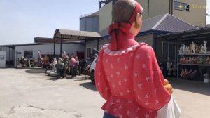 Скульптура казачки с хлебом-солью. НОВИНКА ????