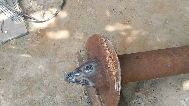 Бур-шнек 300 мм.1ч.Испытания буровой..