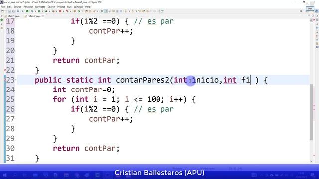 Métodos Return en JAVA contar y sumar los números pares o impares смотреть онлайн