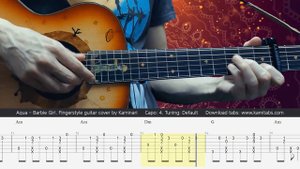 Aqua – Barbie Girl. Fingerstyle Guitar Tabs
