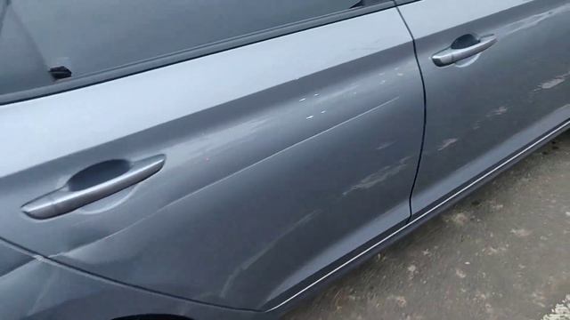 Хендай Солярис было до покраски. смотреть онлайн