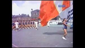 Всесоюзный парад физкультурников, 1945 год ЗАКАЛЯЙСЯ КАК СТАЛЬ СПОРТИВНЫЙ МАРШ