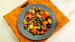 МОРЕПРОДУКТЫ С ОВОЩАМИ В ДУХОВКЕ