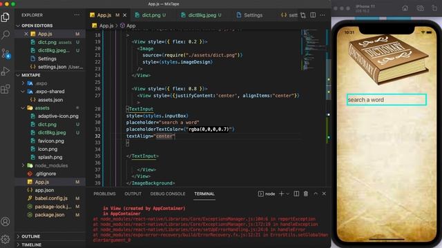React Native Tutorial for Beginners - Build a Dictionary App PART 1 смотреть онлайн