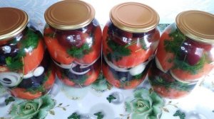 Помидоры со сливами сколько не приготовь всегда мало//НА КУХНЕ У ЦЫГАНОЧКИ