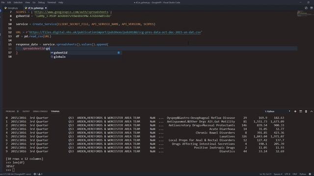 Export Pandas DataFrame To Google Sheet in Python (Google Sheets API Tutorial) смотреть онлайн