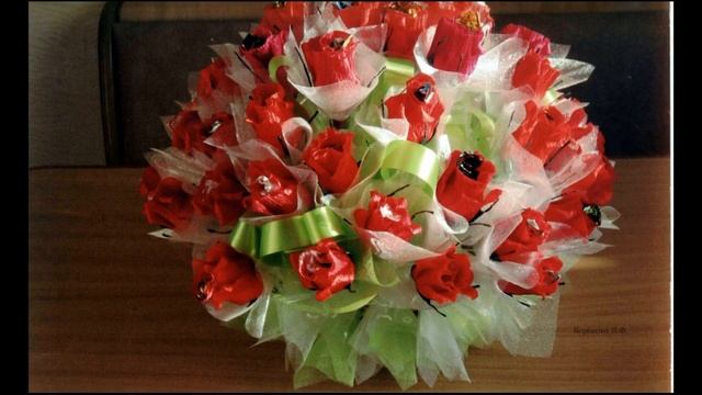 Красивые букеты из конфет смотреть онлайн