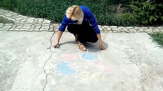 Мастер-класс "Рисунок на асфальте" смотреть онлайн