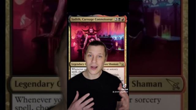 Judith,  Carnage Connoisseur!! #mtg #cardgame #tcg #magicthegathering #mtgcommander #spoiler