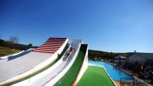 Экстремальные развлечения (прыжки с горки в воду)