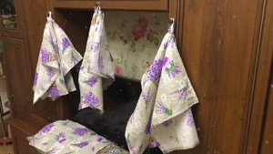 Шьем полотенца из рогожки и делаем подарки своими руками