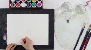 Летний букет. Мастер-класс по живописи гуашью марафона "Лето на палитре"