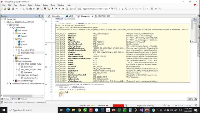CODESYS Tutorial - SoftMotion CNC using Gcode from NC file смотреть онлайн
