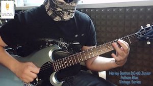 Демо электрогитары Harley Benton DC-60 Junior на кавер песни Watch This Space