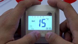 Программирование терморегулятора PR-119