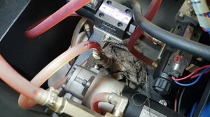 Установка для замены масла в АКПП Nordberg CMA35S. Чистка сетки грубой очистки, замена фильтра.