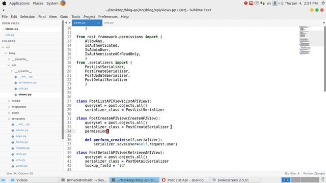 11 - Blog API with Django Rest Framework - Built In Permissions Classes смотреть онлайн