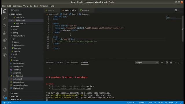 #1 Vue js todo app tutorial | Vue js Setup | Vue js tutorials for beginners