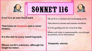 SONNET 116 William Shakespeare | ISC Class 11 Rhapsody | Line-by-Line Explanation & Themes