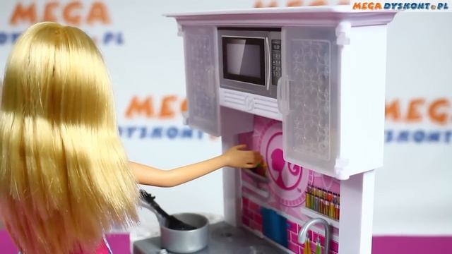 Barbie Doll and Kitchen Furniture Set / Кукла Барби с кухней - Mattel - CFB62 смотреть онлайн