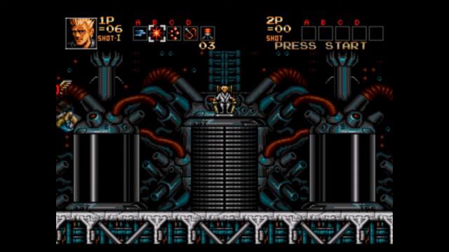 Прохождение Contra: Hard Corps. Бой с профессором.